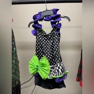 Black and White Dance Costume